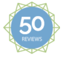 NetGalley 50 Reviews badge